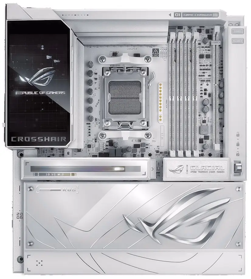 Montaje Placa Base ASUS ROG CROSSHAIR X870E GLACIAL Valdebebas Informático Valdebebas - Montaje Placa Base ASUS ROG CROSSHAIR X870E GLACIAL Valdebebas